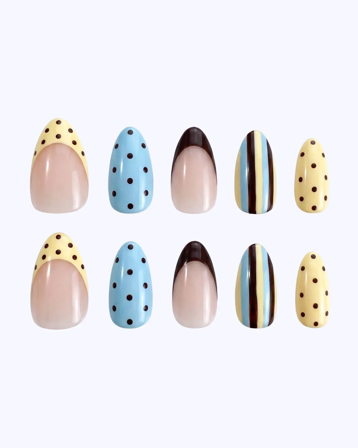 Crossed The Line Press-On Nails (30PC) 2 Crossed The Line Press-On Nails (30PC) - Image 2