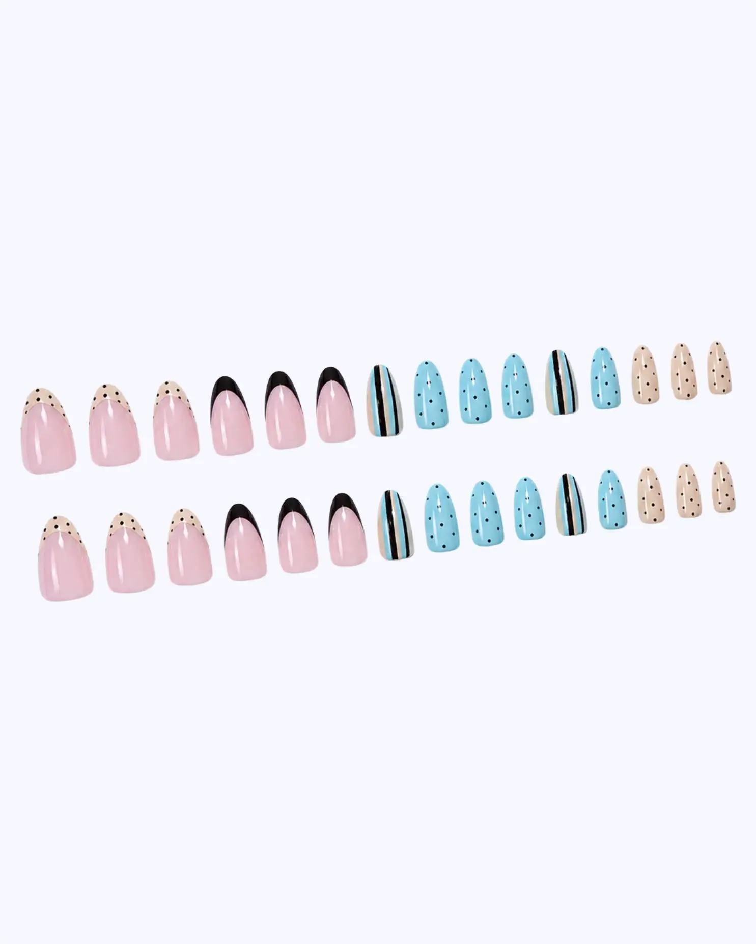 Crossed The Line Press-On Nails (30PC) 3 Crossed The Line Press-On Nails (30PC) - Image 3